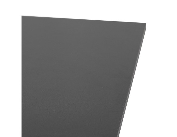Petite table à diner MUFFIN carrée noire intérieur/extérieur - 68x68 cm
