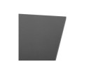 Petite table à diner MUFFIN carrée noire intérieur/extérieur - 68x68 cm
