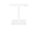 Petite table à diner MUFFIN carrée blanche intérieur/extérieur - 68x68 cm