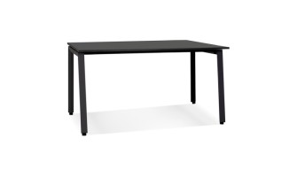 OT01960BLBL 5404028338377 Table de réunion / bureau bench AMADEUS SQUARE noir - 140x140 cm