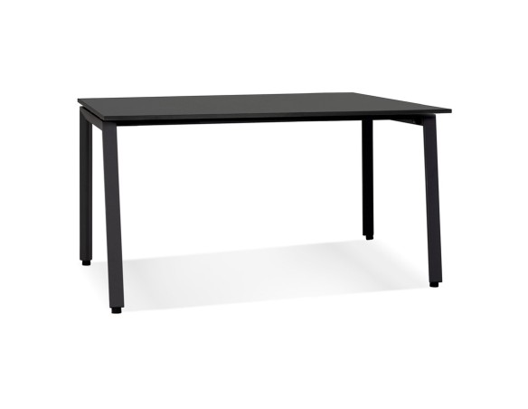 OT01960BLBL 5404028338377 Table de réunion / bureau bench AMADEUS SQUARE noir - 140x140 cm