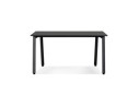 Table de réunion / bureau bench AMADEUS SQUARE noir - 140x140 cm