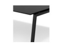 Table de réunion / bureau bench AMADEUS SQUARE noir - 140x140 cm