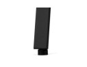 Table de réunion / bureau bench AMADEUS SQUARE noir - 140x140 cm