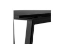 Table de réunion / bureau bench AMADEUS SQUARE noir - 160x160 cm
