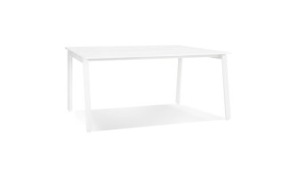 OT02020WHWH 5404028338490 Table de réunion / bureau bench AMADEUS SQUARE blanc - 140x140 cm