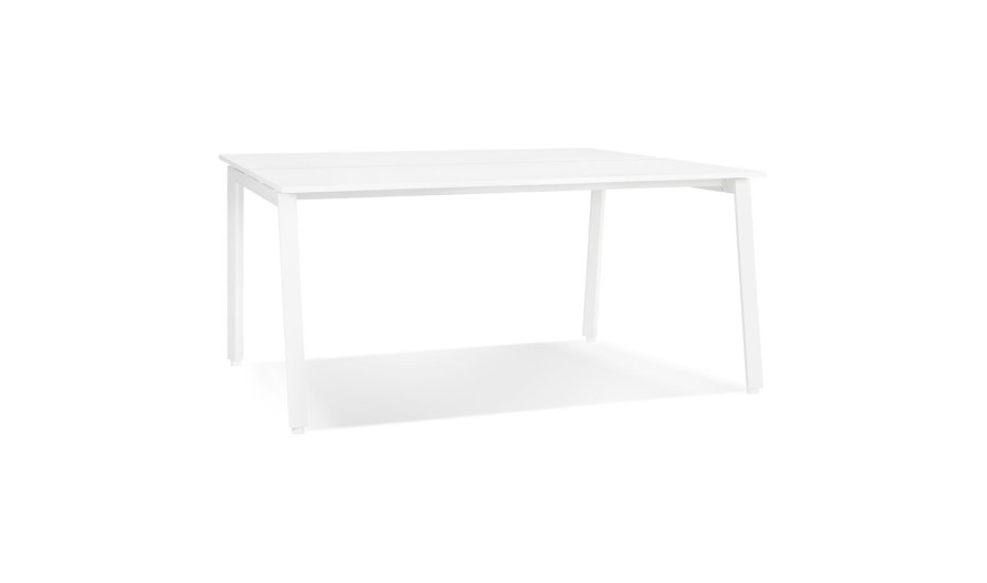 OT02020WHWH 5404028338490 Table de réunion / bureau bench AMADEUS SQUARE blanc - 140x140 cm OT02020WHWH 5404028338490 Table de réunion / bureau bench AMADEUS SQUARE blanc - 140x140 cm