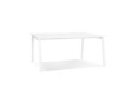 OT02020WHWH 5404028338490 Table de réunion / bureau bench AMADEUS SQUARE blanc - 140x140 cm