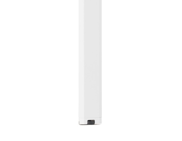 Table de réunion / bureau bench AMADEUS SQUARE blanc - 140x140 cm