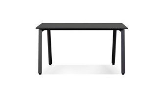 OT02080BLBL 5404028338612 Bureau droit design AMADEUS en bois et métal noir - 160x80 cm