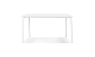 OT02110WHWH 5404028338674 Bureau droit design AMADEUS en bois et métal blanc - 160x80 cm