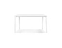OT02110WHWH 5404028338674 Bureau droit design AMADEUS en bois et métal blanc - 160x80 cm