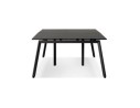 Double bureau bench / table de réunion AMADEUS en bois et métal noir - 280x140 cm