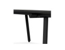 Double bureau bench / table de réunion AMADEUS en bois et métal noir - 280x140 cm