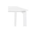 Double bureau bench / table de réunion AMADEUS en bois et métal blanc - 280x140 cm