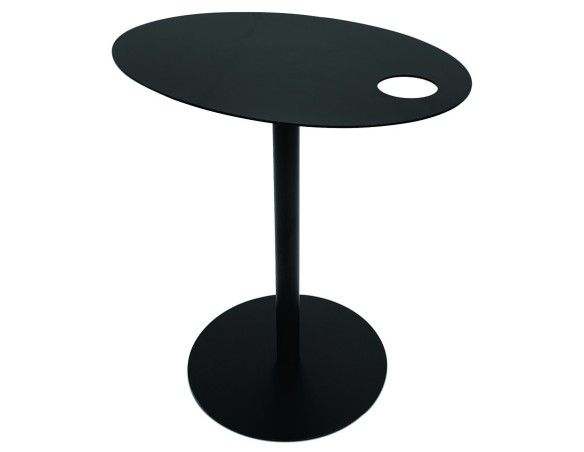 OT02180NAWH 5404028350386 Table dappoint ovale MASA en métal noir