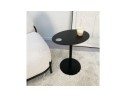 Table dappoint ovale MASA en métal noir