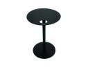 Table dappoint ovale MASA en métal noir