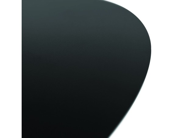 Table dappoint ovale MASA en métal noir