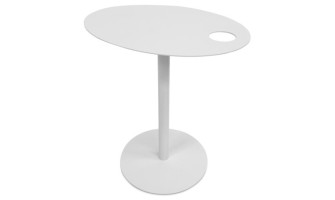OT02120NAWH 5404028350409 Table dappoint ovale MASA en métal blanc
