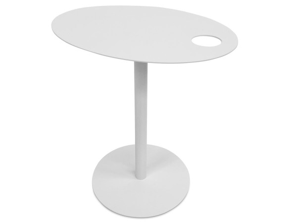 OT02120NAWH 5404028350409 Table dappoint ovale MASA en métal blanc