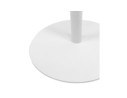 Table dappoint ovale MASA en métal blanc