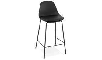 OT02160WABL 5420072046013 Tabouret snack mi-hauteur COOKIE MINI noir style industriel