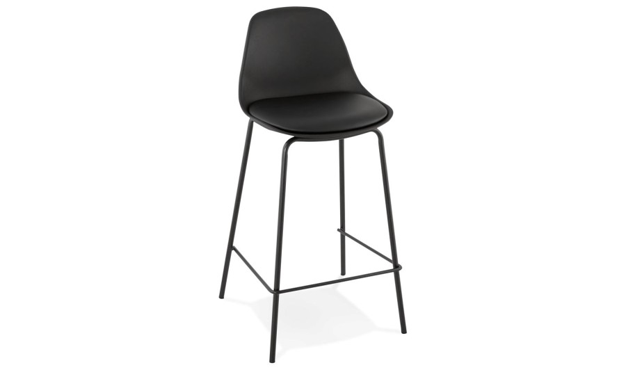 OT02160WABL 5420072046013 Tabouret snack mi-hauteur COOKIE MINI noir style industriel OT02160WABL 5420072046013 Tabouret snack mi-hauteur COOKIE MINI noir style industriel