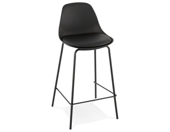 OT02160WABL 5420072046013 Tabouret snack mi-hauteur COOKIE MINI noir style industriel