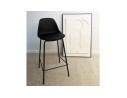Tabouret snack mi-hauteur COOKIE MINI noir style industriel