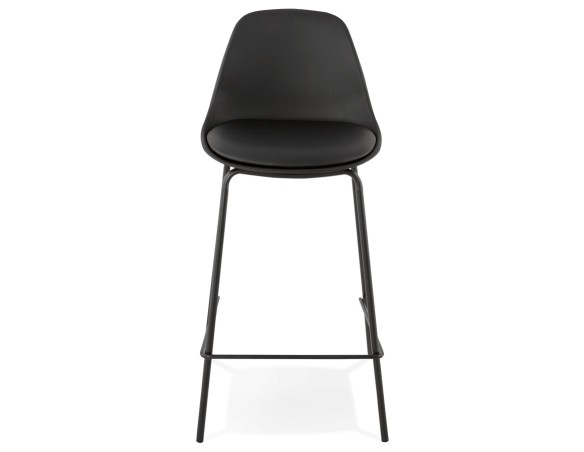 Tabouret snack mi-hauteur COOKIE MINI noir style industriel