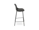 Tabouret snack mi-hauteur COOKIE MINI noir style industriel