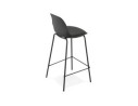 Tabouret snack mi-hauteur COOKIE MINI noir style industriel