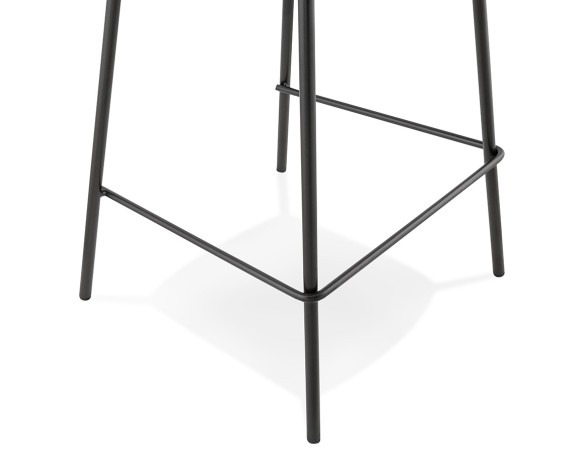 Tabouret snack mi-hauteur COOKIE MINI noir style industriel