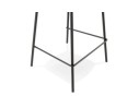 Tabouret snack mi-hauteur COOKIE MINI noir style industriel