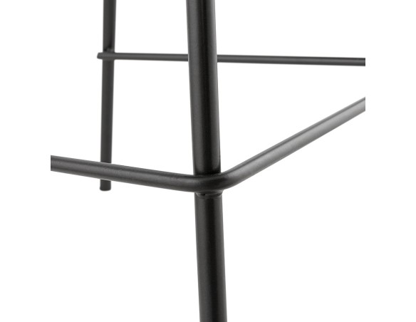Tabouret snack mi-hauteur COOKIE MINI noir style industriel