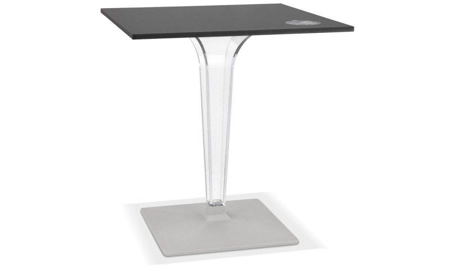 DT03310BLCL 5404028341605 Table de terrasse carrée LIMPID noire intérieur/extérieur - 68x68 cm DT03310BLCL 5404028341605 Table de terrasse carrée LIMPID noire intérieur/extérieur - 68x68 cm