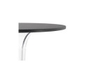 Table de terrasse ronde LIMPID noire intérieur/extérieur - à 68 cm