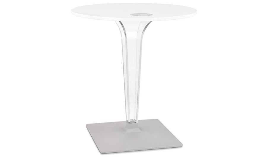 DT03340WHCL 5404028341667 Table de terrasse ronde LIMPID blanche intérieur/extérieur - à̃ 68 cm DT03340WHCL 5404028341667 Table de terrasse ronde LIMPID blanche intérieur/extérieur - à̃ 68 cm
