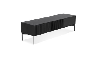 CT01260BL 5404028323397 Meuble TV design MOVIE en bois noir