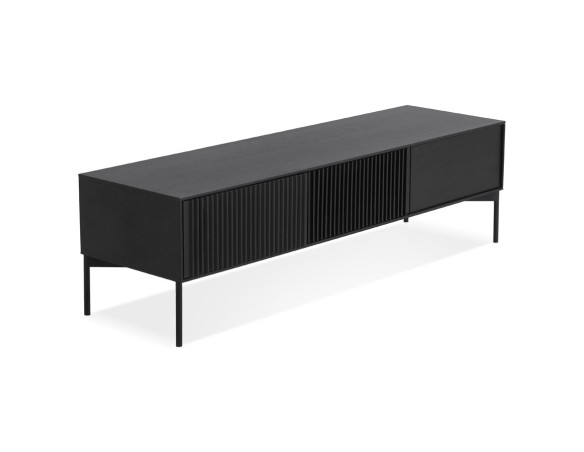 CT01260BL 5404028323397 Meuble TV design MOVIE en bois noir