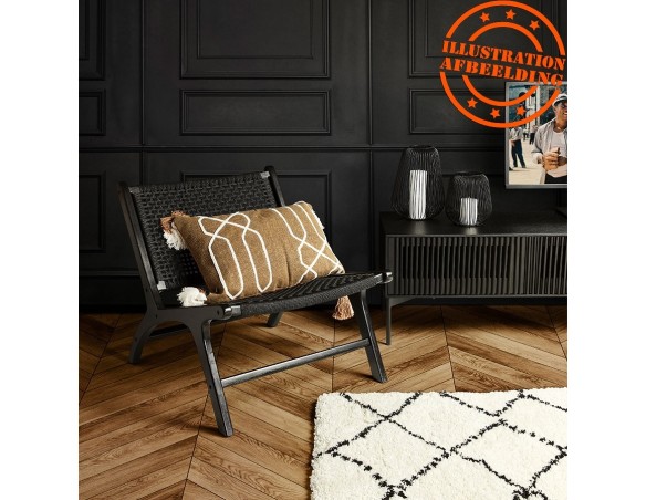 Meuble TV design MOVIE en bois noir
