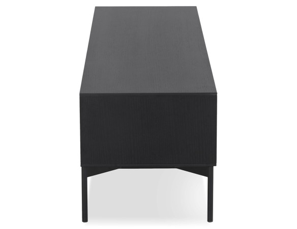 Meuble TV design MOVIE en bois noir