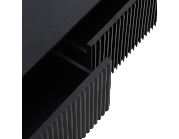 Meuble TV design MOVIE en bois noir