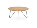 Table basse design PLUTO en bois finition naturelle