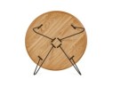 Table basse design PLUTO en bois finition naturelle