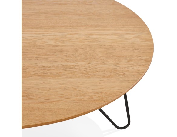 Table basse design PLUTO en bois finition naturelle