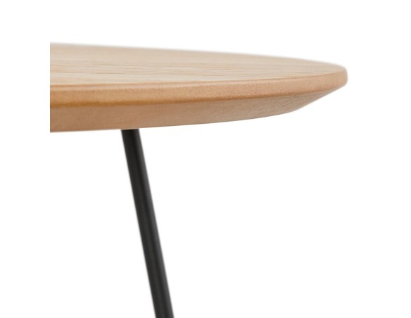 Table basse design PLUTO en bois finition naturelle