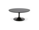 CT01220BLBL 5404028321492 Table basse de salon ronde BUSTER MINI en bois et métal noir - à̃ 90 cm