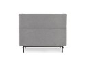 Canapé acoustique 2 places VISAVI avec haut dossier en tissu gris clair